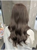 マロングレージュ/レイヤーカット/くすみベージュ/表参道/原宿