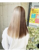 ガルボ ヘアー(garbo hair)&nbsp;ツートーンカラーハイトーン艶髪