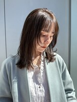 ラグゼ(Luxe)&nbsp;レイヤーミディ【Luxe鹿田優太】くびれヘア/ハイライトカラー