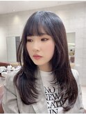 【air___myu】10代20代30代レイヤーカット/韓国