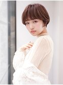 ■ハイライト/ペールピンク/マニッシュショート/ツヤ髪/元町15-3