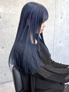 ローレン(Lolen.) ブリーチ1回からできる コリアンネイビー ふじゆー