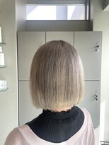 エイト 沖縄豊崎店(EIGHT toyosaki) 【EIGHT 豊崎】お客様スタイル_ボブグレージュ