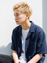 メンズ ガレット(Men's GALETTE)&nbsp;#ブリーチだけカラー　#メンズカット