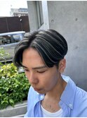センターパートハイライト