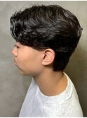 ニュアンスパーマ メンズパーマ 毛流れパーマ マッシュ