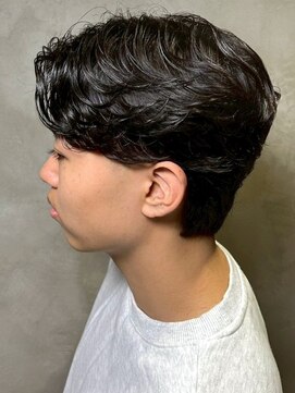 ディスイズバーバーフォース(THIS IS BARBER 4th) ニュアンスパーマ メンズパーマ 毛流れパーマ マッシュ