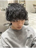 波打ちスパイラルパーマ