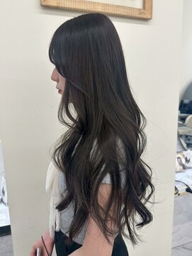 シェノン サントル(CHAINON CENTRE) 梅田/黒髪/クラゲヘアー/オリーブグレー/小顔/ココアベージュ