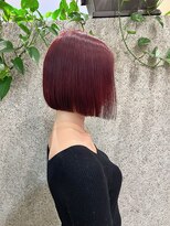 ブロッサム 保谷(Blossom) 10代20代大人かわいいダブルカラーブリーチチェリーレッド