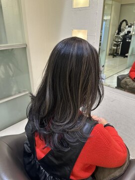エン(en.) グレージュ　コントラストハイライト