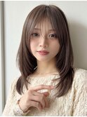 ナチュラルレイヤー/イメチェン/ココアブラウン/脱白髪染め3