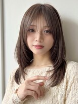 ハニーシブヤ(HONEY shibuya)&nbsp;ナチュラルレイヤー/イメチェン/ココアブラウン/脱白髪染め3