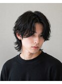 ★センターパート/フェザーカット0フェザーウルフ