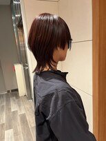 ザトエル 栄(THE TOEL)&nbsp;ハンサムショートウルフワインレッドボルドーブラウン