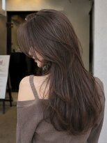 ヘアプレイスソル (HAIR PLACE SoL)&nbsp;艶髪レイヤーカット/透明感シアーブラウン/ロングレイヤー
