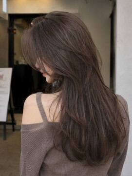 ヘアプレイスソル (HAIR PLACE SoL) 艶髪レイヤーカット/透明感シアーブラウン/ロングレイヤー