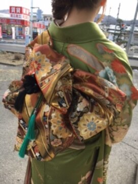 ヘアーサロン スイッチ(hair salon switch) 成人式　振袖着付け