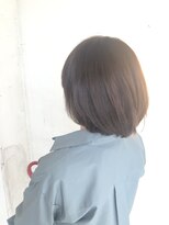 フランジェッタヘアー(Frangetta hair) ツヤサラエレガントボブ