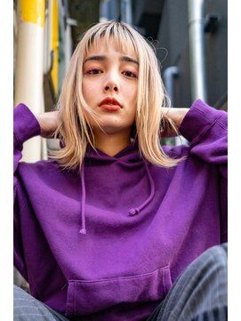 ハバナ 天神(HAVANA) 【HAVANA天神】大人かわいい小顔前下がりロブ×とろみグレージュ