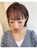 【なかじま ひびき】ぷつっと切りっぱなしボブ