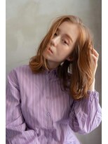 オースティン 錦糸町(AUSTIN)&nbsp;前髪かき上げイメチェンイヤリングカラーラベンダーカラーくびれ