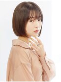 丸みボブ マッシュショート マッシュボブ シンプルボブ