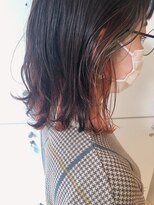 ソラ ヘアデザイン(Sora hair design)&nbsp;ウエットボブとおしゃれオレンジベージュカラー