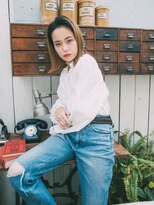 美容室 グローブ 船橋店(globe)&nbsp;かきあげクールボブ スタイル[船橋/船橋駅]