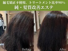 ヘアープレゴ(hair Prego)の雰囲気（髪質改善の大半が「縮毛矯正」の中、トリートメント比率90％使用）