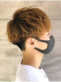 20代30代メンズツイストパーマ束感トラッドオシャレ感ショート