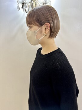 グランドライン(GRAND LINE) 大人可愛い20代30代小顔丸みショートボブ美肌カラー