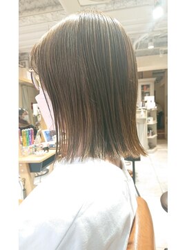 ラボヌール ヘアー エクラ(La Bonheur hair eclat) 切りっぱなオールハイライト