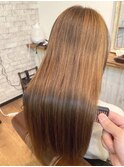 極細ハイライト×こっくりベージュ