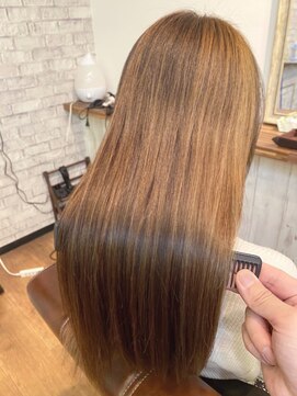 ヘアークルーズピース (hair cruise Piece) 極細ハイライト×こっくりベージュ