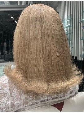 アース 岡崎店(HAIR&MAKE EARTH) ホワイトベージュカラー