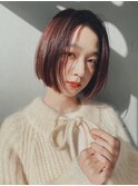 切りっぱなしボブ