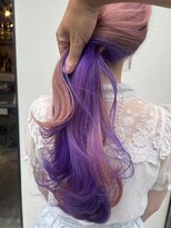 フーセカンド(hu2)&nbsp;ベイビーピンク＋インナーパープル