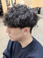 ニアウ 伊勢崎連取店(Niau)&nbsp;波巻きスパイラルパーマツイストスパイラルパーマメンズマッシュ