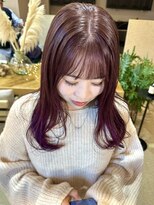 ディッセンバー 神宮前(December) 紫カラー/ぶどうカラー/パープルカラー/ブリーチカラー/渋谷