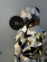 エヌアンドエーコンティ(N&A CONTi)&nbsp;入学式、成人式、結婚式 大人かわいいアレンジヘア