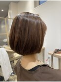 美髪ひし形ボブ