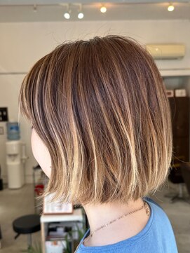 オンカラー(ON.COLOR) 大人グラデーションハイライトボブ