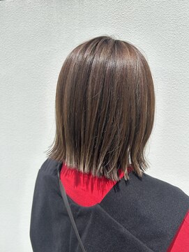 パシフィックダズールコパン(Pacific Dazzle copain) 切りっぱなし×細かめハイライト