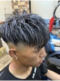 スキンフェード、メッシュカラー