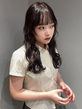 テテ ニコ(tete nico) 【ニラサキユウマ】ロングパーマ/レイヤーカット/透明感カラー