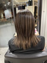 ラフ 難波店(LAFF) #前髪#アンブレラカラー#こなれミディ#イメチェン