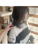 アース オーセンティック アクロスプラザ 与次郎店(EARTH Authentic)&nbsp;簡単お手入れウルフカット