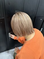 ミコ(MICO hair)&nbsp;ミニボブ×ミルクティーベージュ