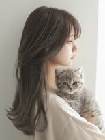 アルトリスト(Altruist Aging×HAIR&SPA) ★ダークアッシュ大人ガーリーボブ着物ミディアムレイヤーカット